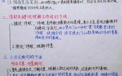 课外古诗阅读技巧