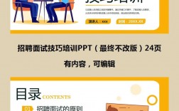 面试技巧ppt免费