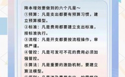 降本统计技巧有哪些实用方法？