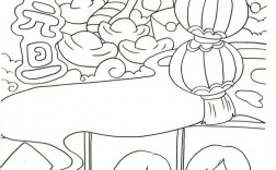 元旦创意线描，元旦创意线描2025蛇