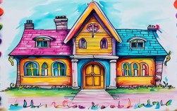 儿童创意绘画作品房子，有哪些独特创意和故事？