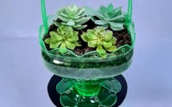 废塑料瓶创意手工花盆