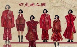 红色创意服装
