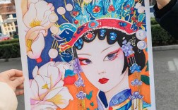 花旦创意儿童画