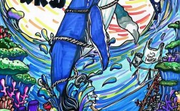 保护海洋创意海报