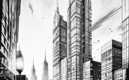 黑白创意画里的建筑，藏着什么巧思？