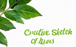 创意素描树叶，创意素描树叶图片