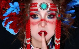 个性创意彩妆造型图片