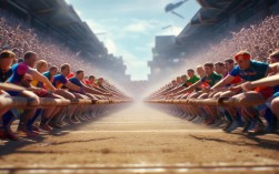 拔河比赛创意海报