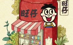 旺仔牛奶创意图