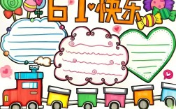创意六一儿童节手抄报