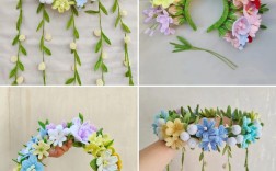 创意手工花环，创意手工花环图片