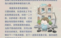 地震逃生演技巧