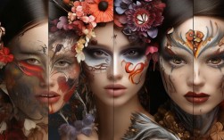 2025最新桃花妆创意图片，你get哪种新风格？