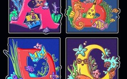 歌词创意插画，歌词创意插画图片