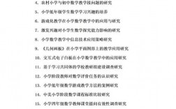 小学课题选题有哪些实用技巧？