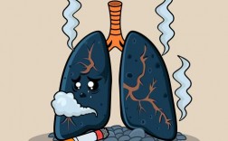 烟与肺创意图