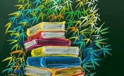 简单创意黑板报粉笔画