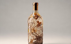 酒瓶创意手绘