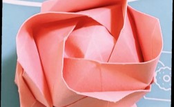 创意折纸玫瑰