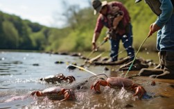 河里抓螃蟹技巧