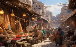 丝绸之路创意插画