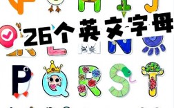 英语字母图片创意画