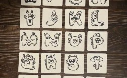 手绘字母创意设计图片