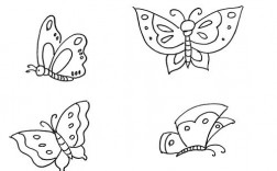 简笔画蝴蝶怎么画才创意？