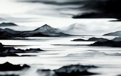 水墨肌理创意画，2025年最新艺术趋势还是昙花一现？