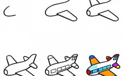 创意飞机画，创意飞机画法