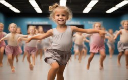 儿童排练舞蹈技巧