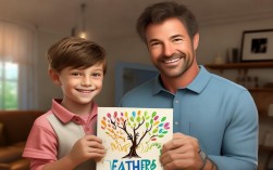 父亲节创意画小学生