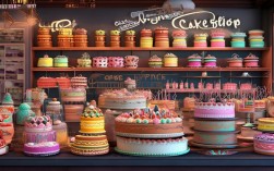 蛋糕房创意画，蛋糕房创意画图片大全