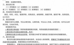 中考语文散文阅读技巧，中考语文散文阅读技巧总结