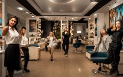 美容院团队展示创意