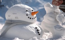 雪人雕刻技巧