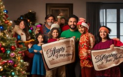 元旦祝福创意拍摄，元旦祝福创意拍摄图片