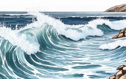 海素描创意画，海 素描