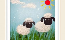 羊创意油画，如何用笔触勾勒灵动羊魂？