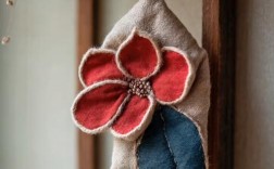 创意布艺花，布艺花朵diy