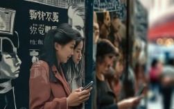 低头族创意海报，如何用视觉冲击唤醒你的手机依赖？