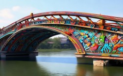 创意彩绘，创意彩绘桥