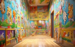 幼儿园走廊创意绘画，幼儿园走廊创意绘画图片