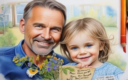 父亲节临近，彩铅创意画还有哪些新颖画法？