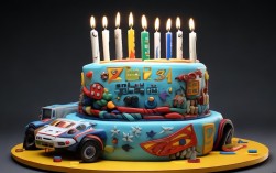 男生生日蛋糕创意图片