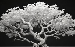 创意黑白树，藏着什么故事或隐喻？