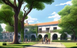 校园风景创意照片