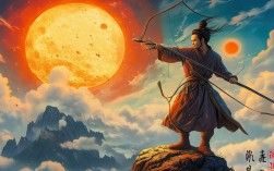 后羿射日创意绘画爆火，这波国潮你怎么看？