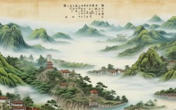 创意国画山水
